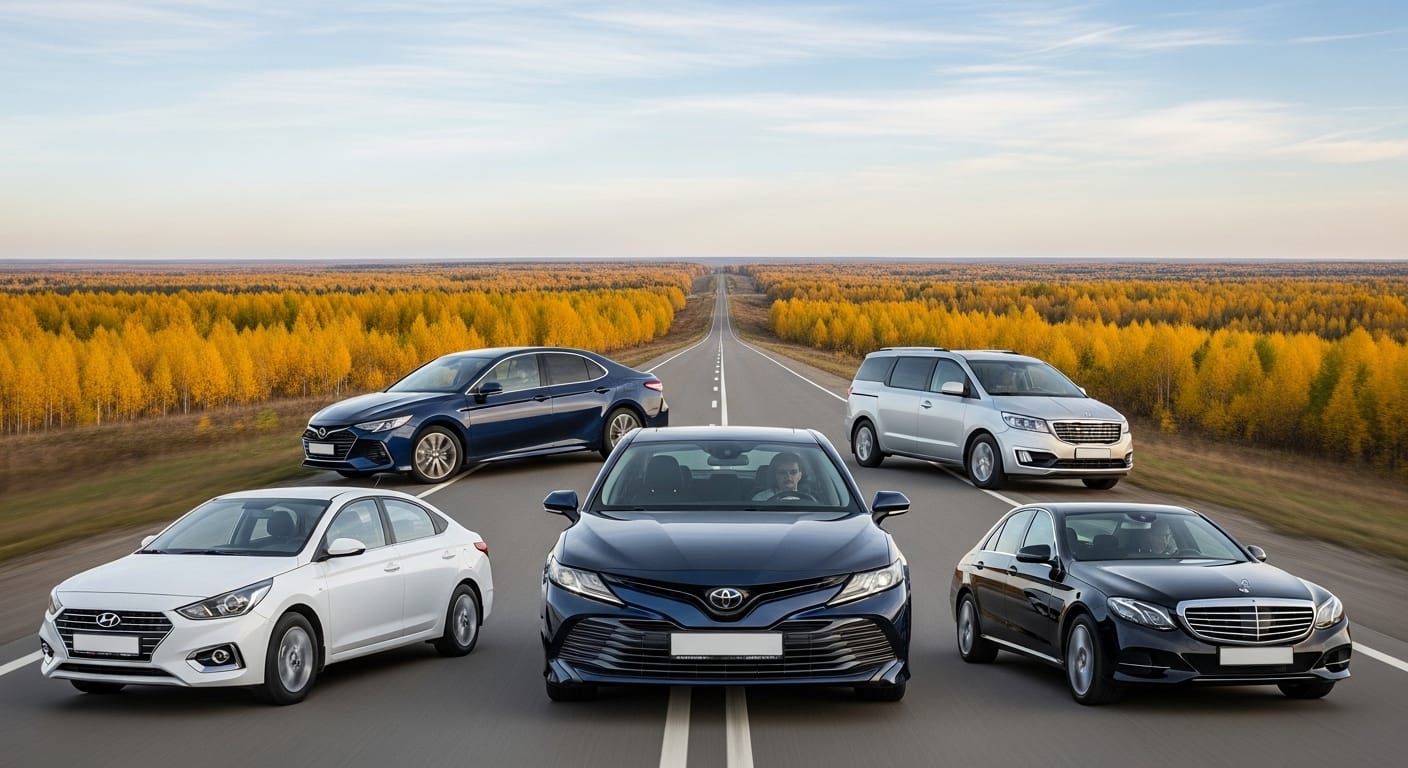 Taxi in Siberia and the Urals - comfortable trips between cities and regions